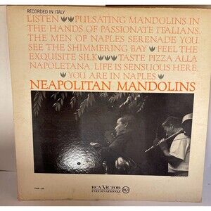 NEOPOLITAN MANDOLINS Del Vescovo LP 1961 RCA LIVING STEREO FSP-100 VG+ Folk